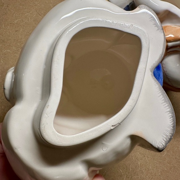 VINTAGE, 1993, WARNER BROTHERS, LOONEY TUNES, BUGS BUNNY, BASEBALL, COOKIE JAR. - Picture 6 of 15